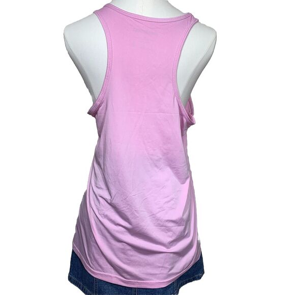 Real Essentials Women’s Pink Tank Top Size XL Stretch Polyester Spandex Activewe - Picture 3 of 5